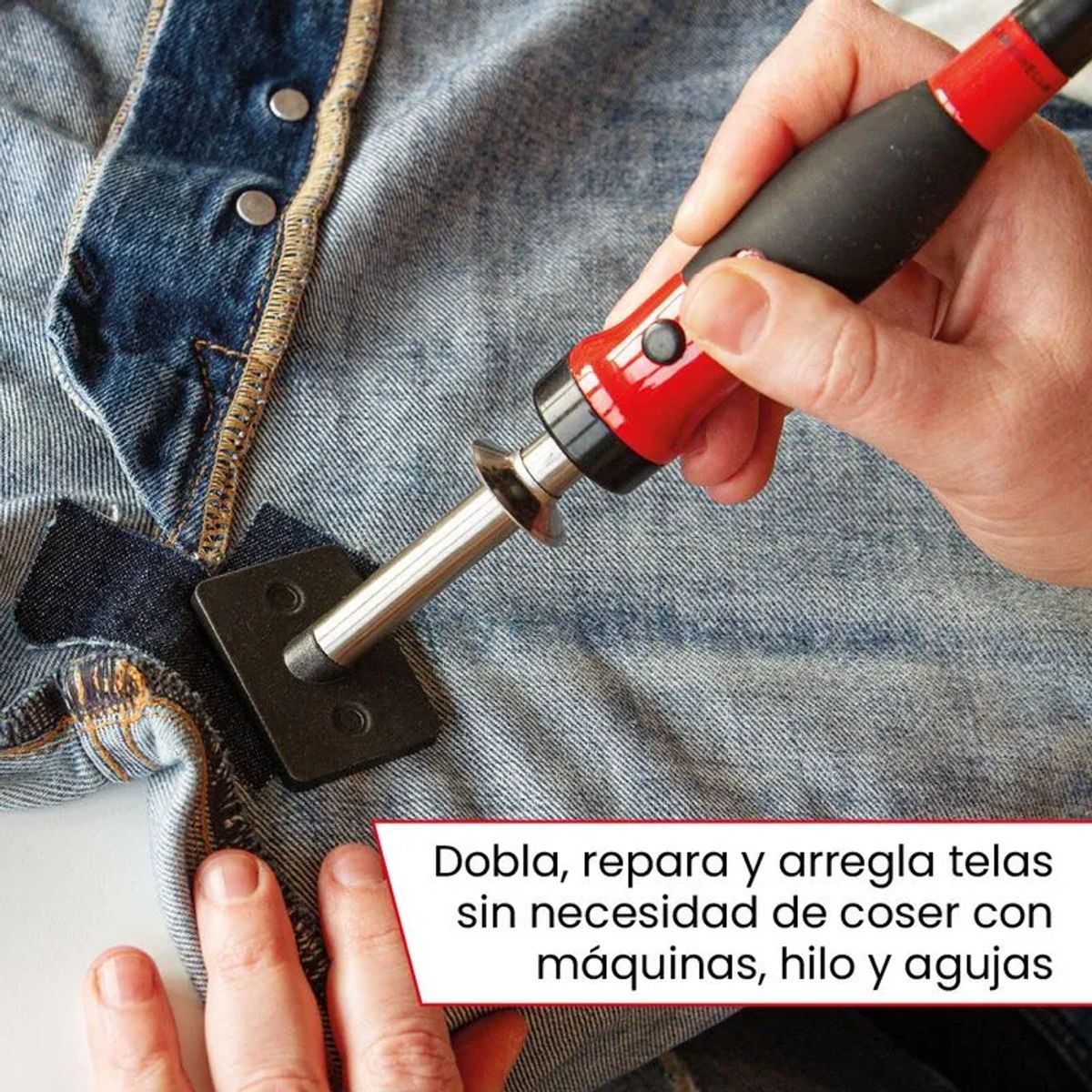 TV NOVEDADES - Polvo Térmico Adhesivo Para Telas No Stitch