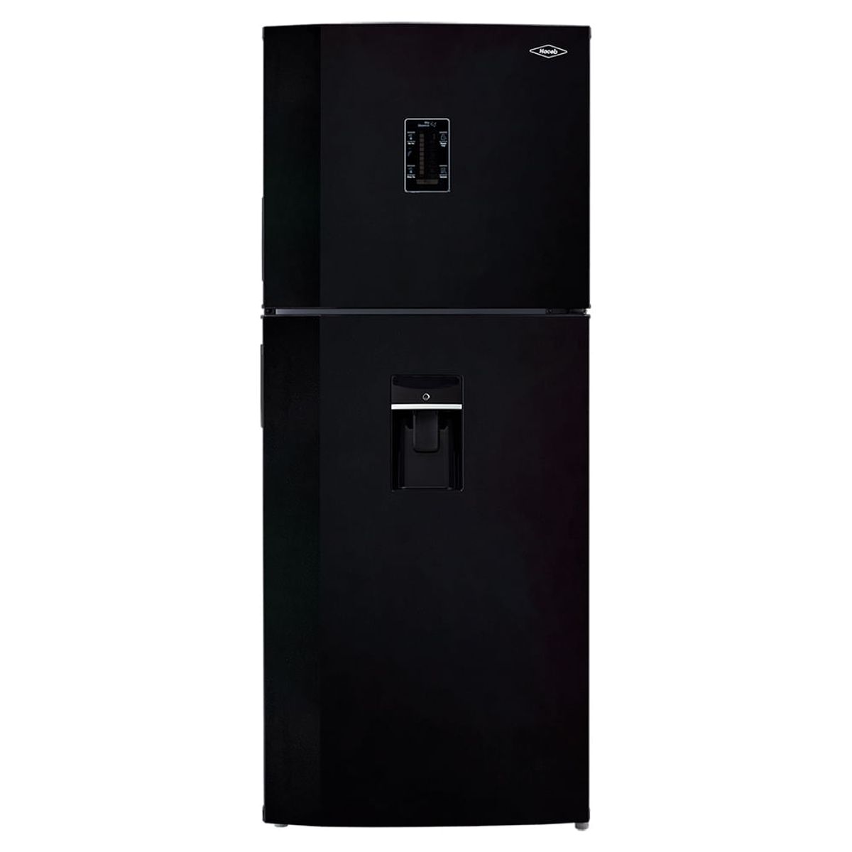 HACEB - Nevera Haceb No Frost 404 Litros Manija Integrada Negro Cósmico Inverter