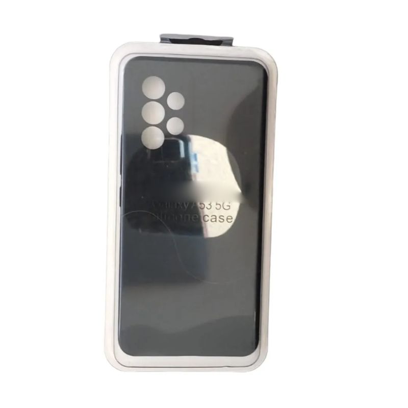 GENERICO - Forro Silicone Case compatible con Samsung A53 5g Negro