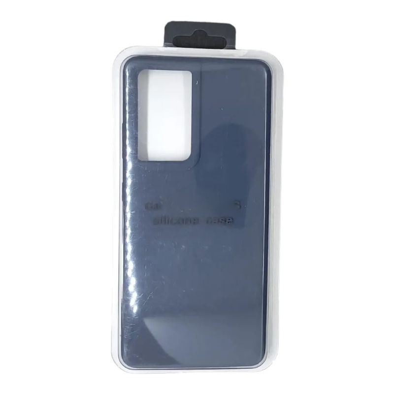 GENERICO - Forro Silicone Case Compatible con Samsung S21 Ultra Azul Oscuro