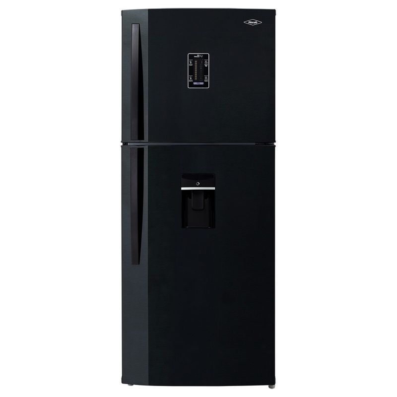 HACEB - Nevera Haceb No Frost 404 Litros Manija Externa Negro Esmeralda