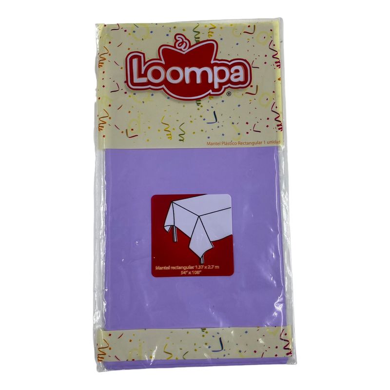 LOOMPA - Mantel Para Fiestas Plástico 137x183cm