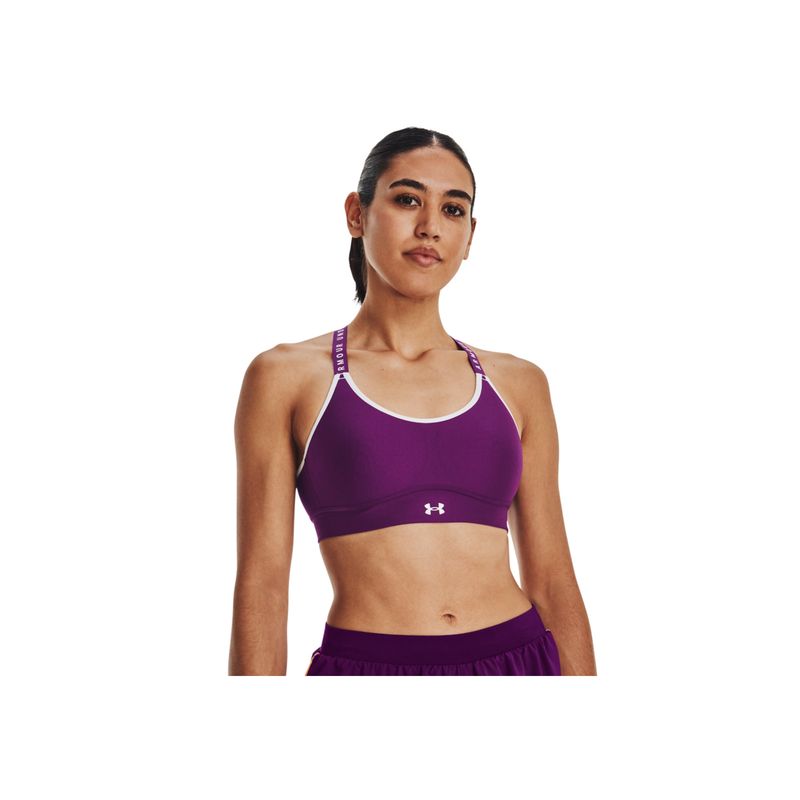 UNDER ARMOUR - Sujetador INFINITY MID COVERED Purpura MUJER 1363353-514-6PV UNDER ARMOUR