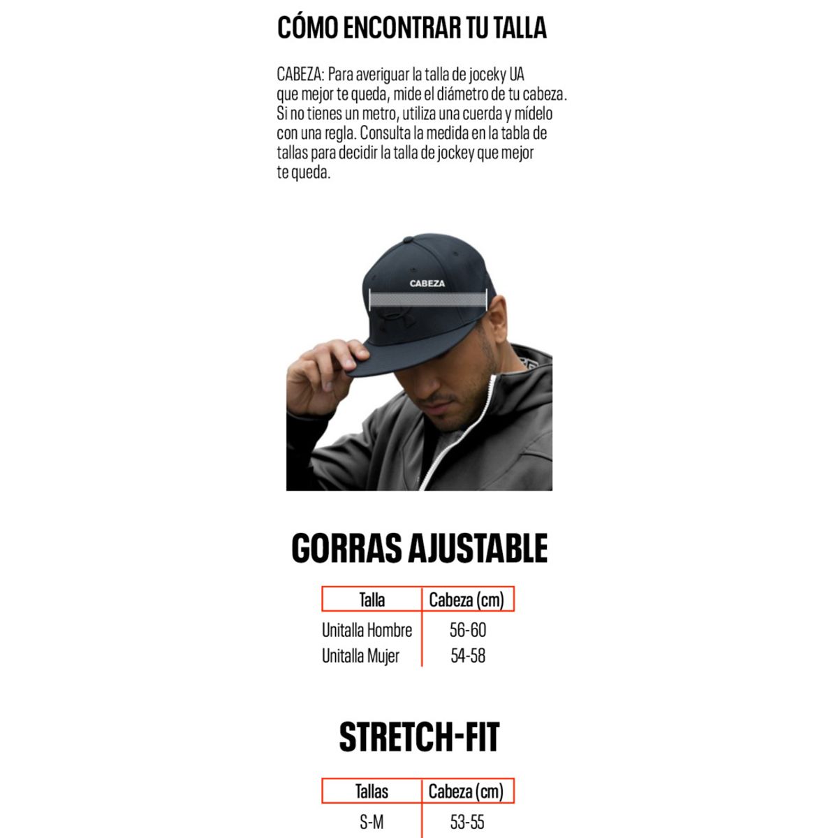 UNDER ARMOUR - Gorra W LAUNCH ADJ Negro 1383482-001-N11 UNDER ARMOUR