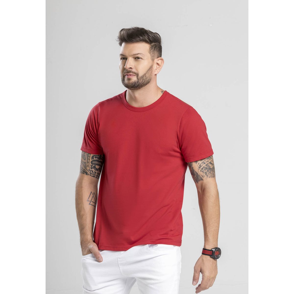MARKETING PERSONAL - Camiseta Masculino Rojo Mp 1870