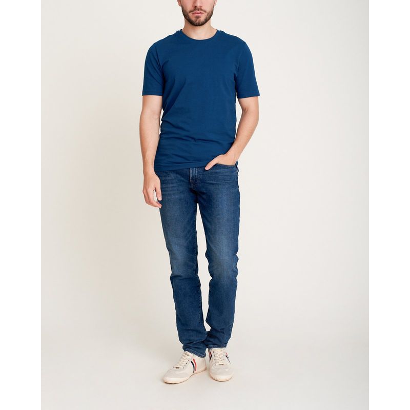 NO DRAMA - Camiseta cuello redondo azul NO DRAMA Azul 280004BLUE