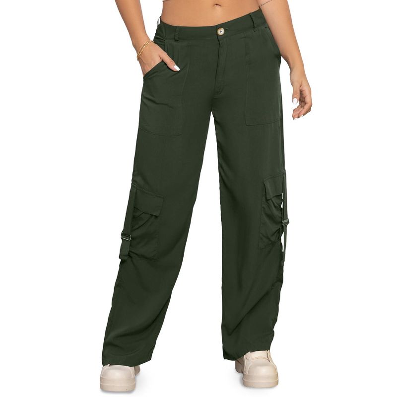 ATYPICAL - Pantalón Mujer Verde Atypical 3461