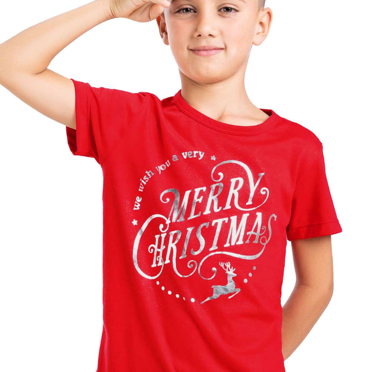 MARKETING PERSONAL - Camiseta Infantil Masculino Rojo Mp 3806