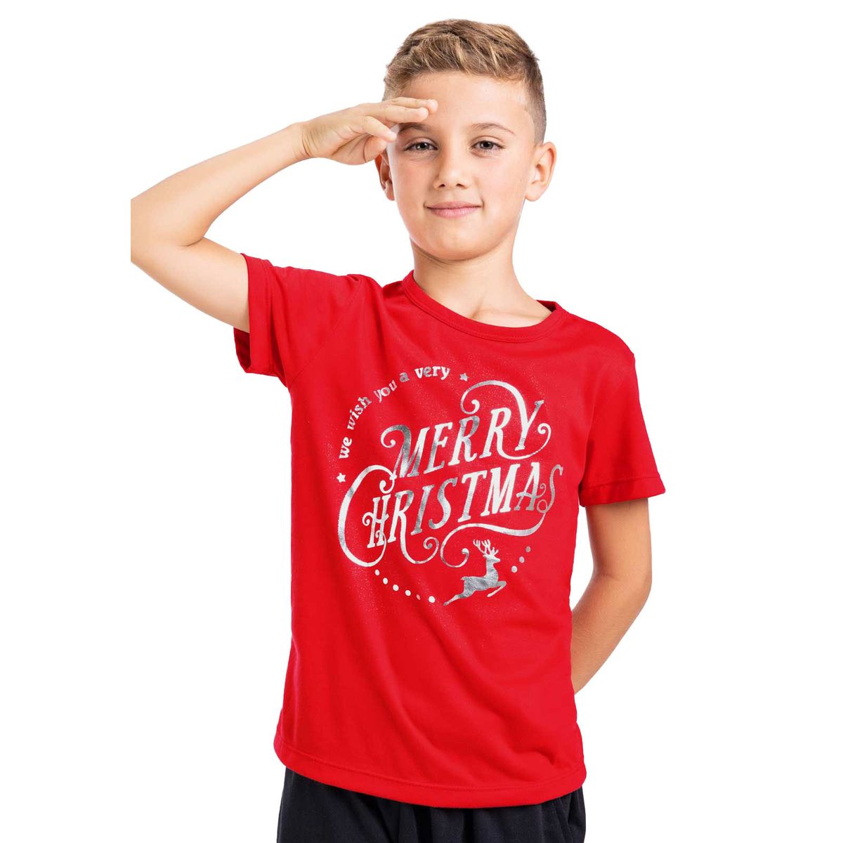 MARKETING PERSONAL - Camiseta Infantil Masculino Rojo Mp 3806