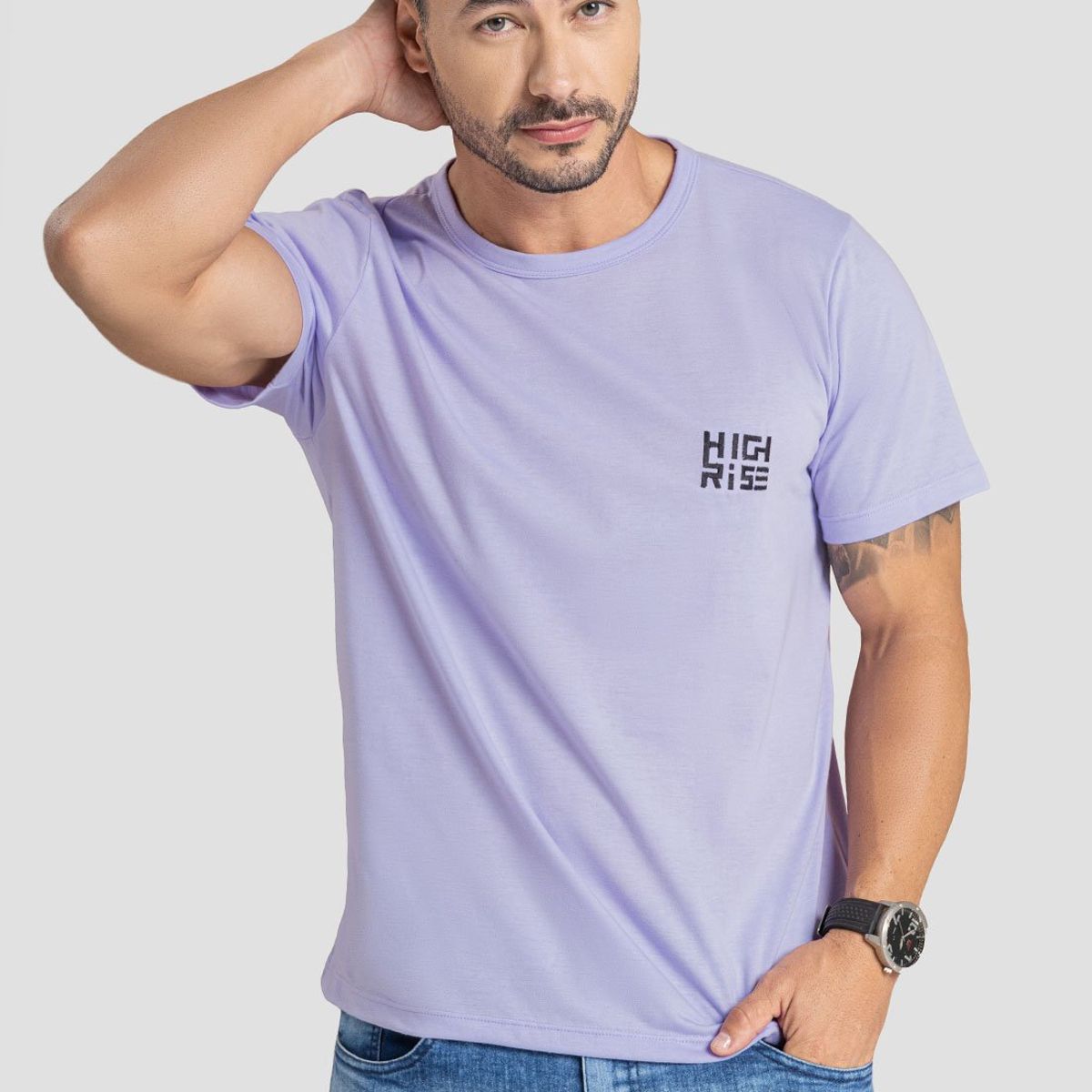 MARKETING PERSONAL - Camiseta Hombre Lila Mp 101746