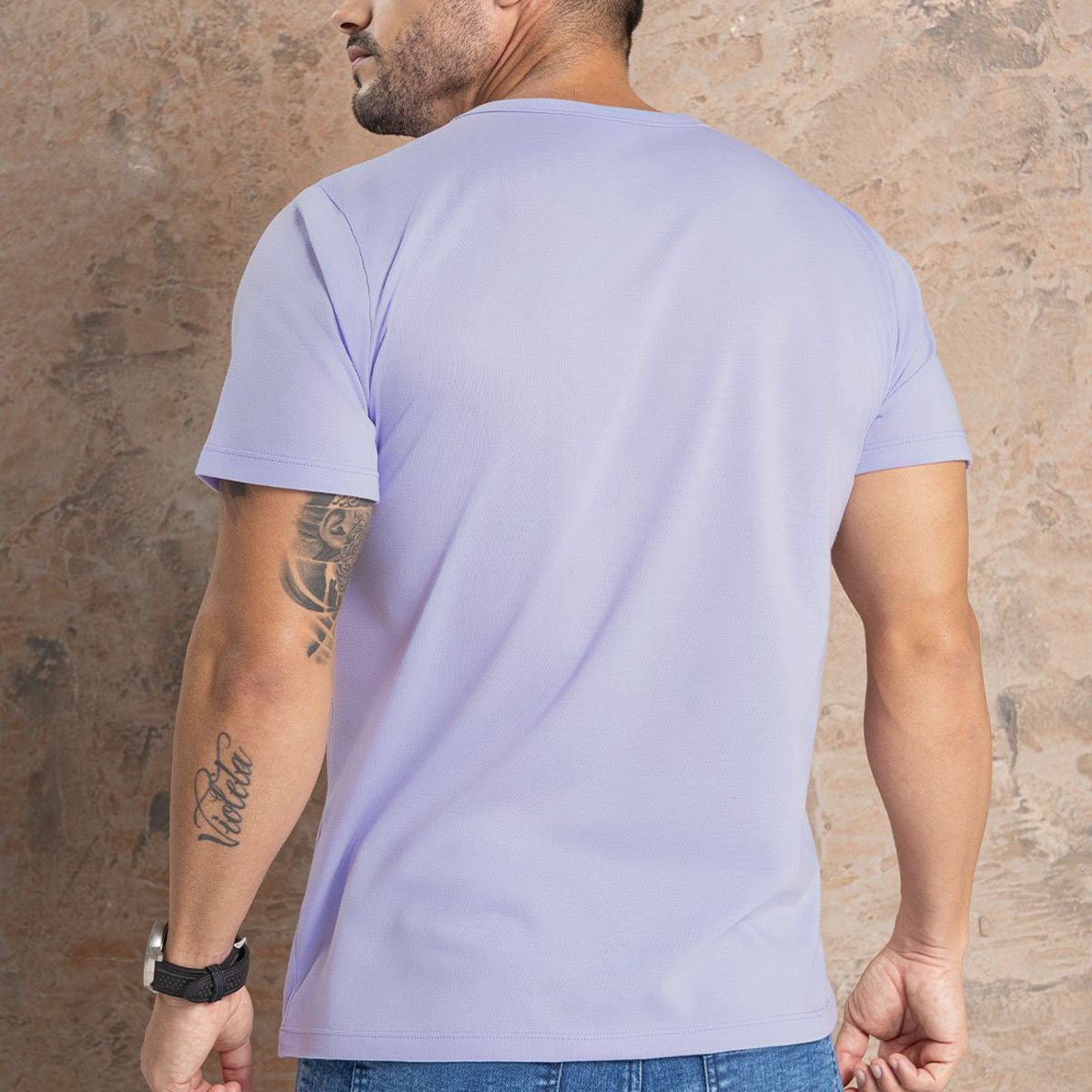 MARKETING PERSONAL - Camiseta Hombre Lila Mp 101746