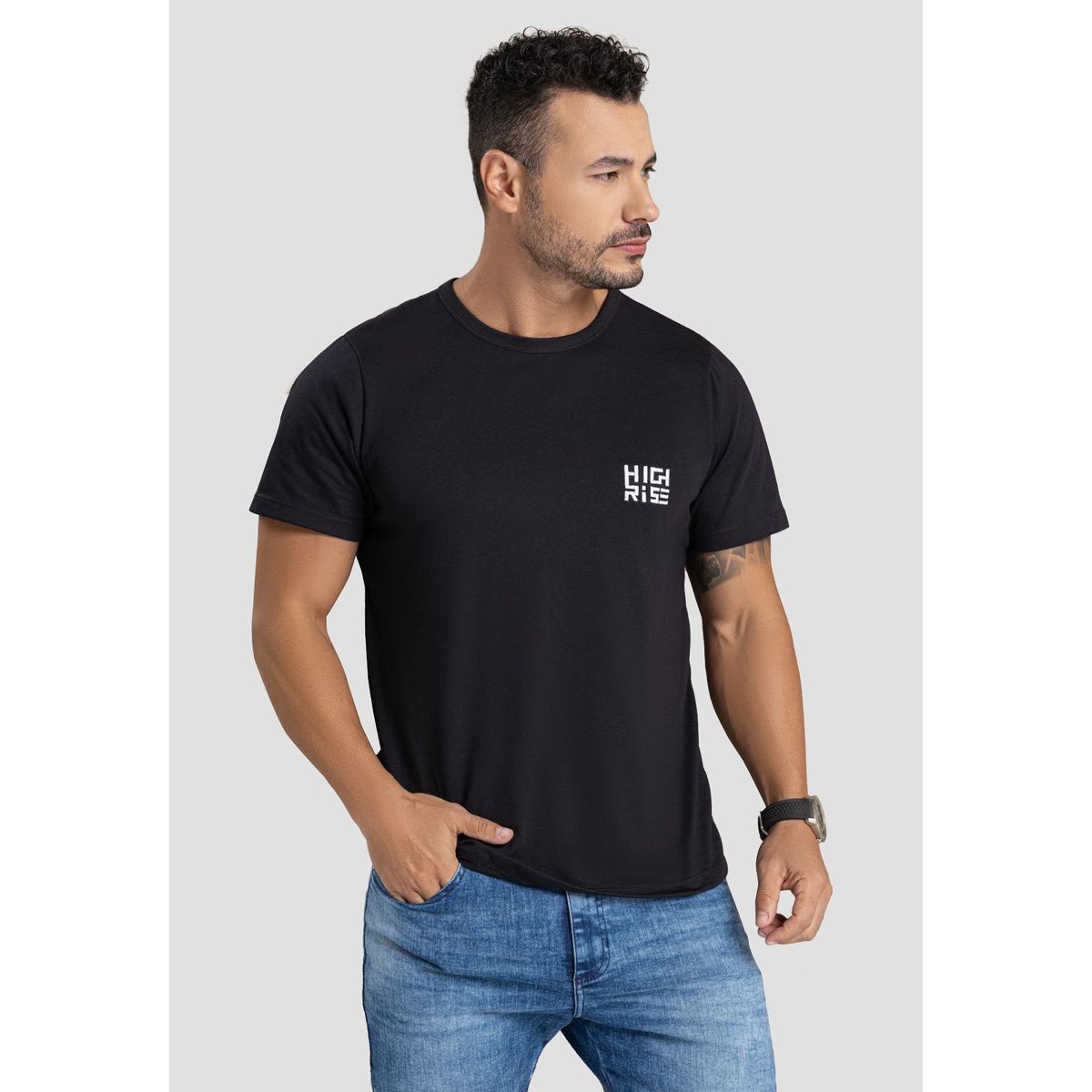 MARKETING PERSONAL - Camiseta Hombre Negro Mp 101746