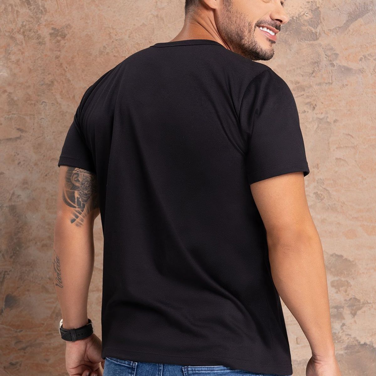 MARKETING PERSONAL - Camiseta Hombre Negro Mp 101746