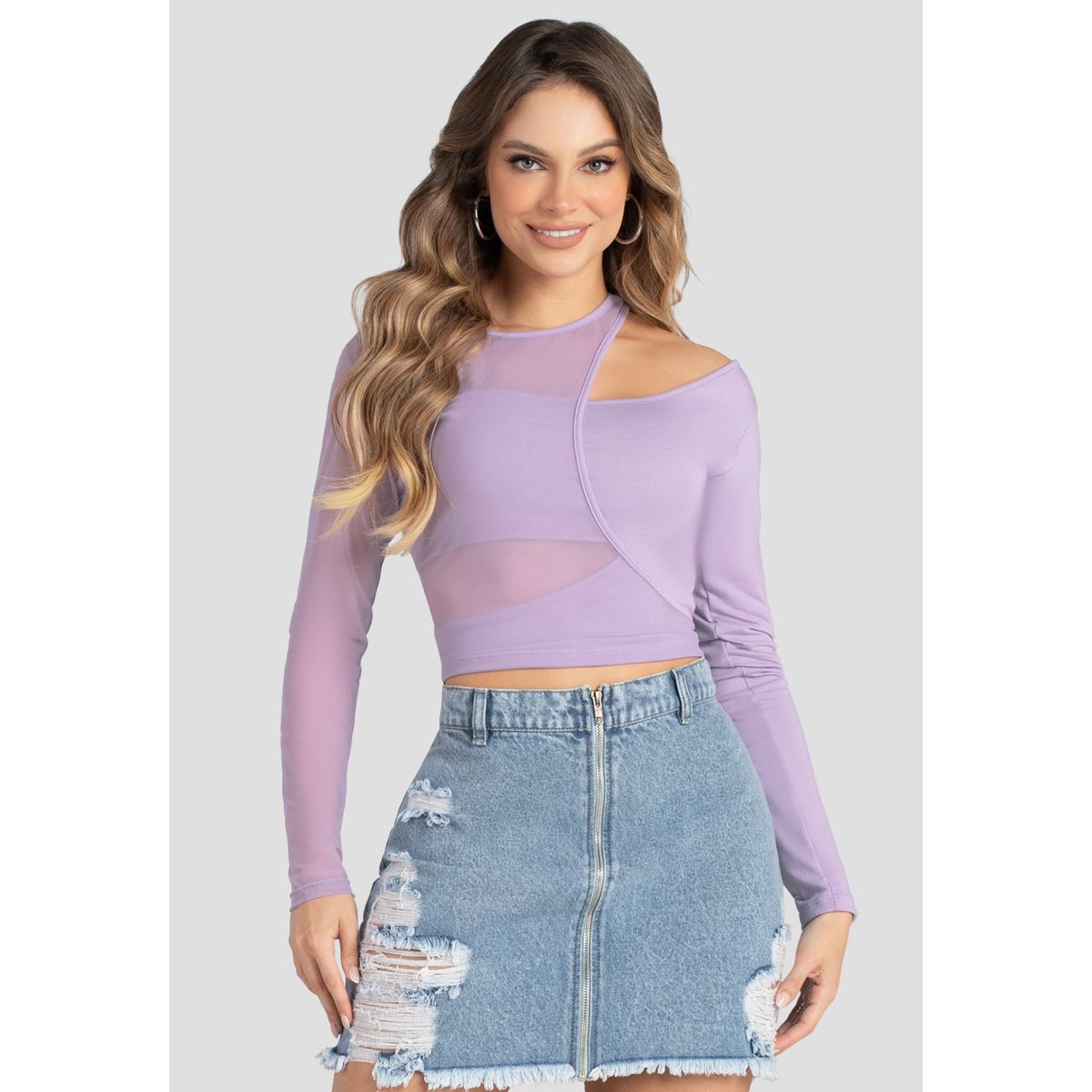 MARKETING PERSONAL - Camibuzo Mujer Lila Mp 102836