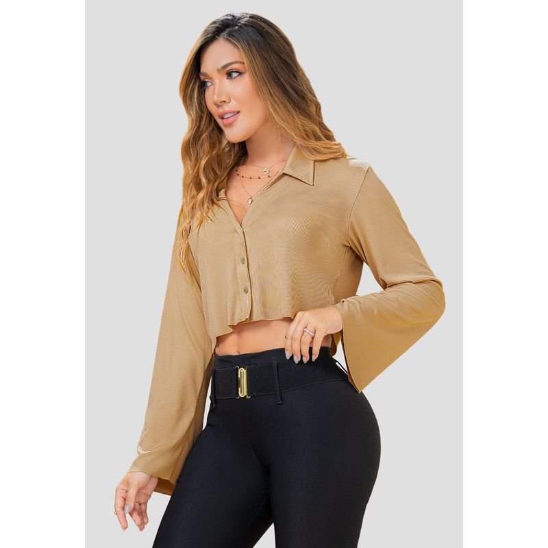 MARKETING PERSONAL - Camisa Mujer Caramelo Mp 102974