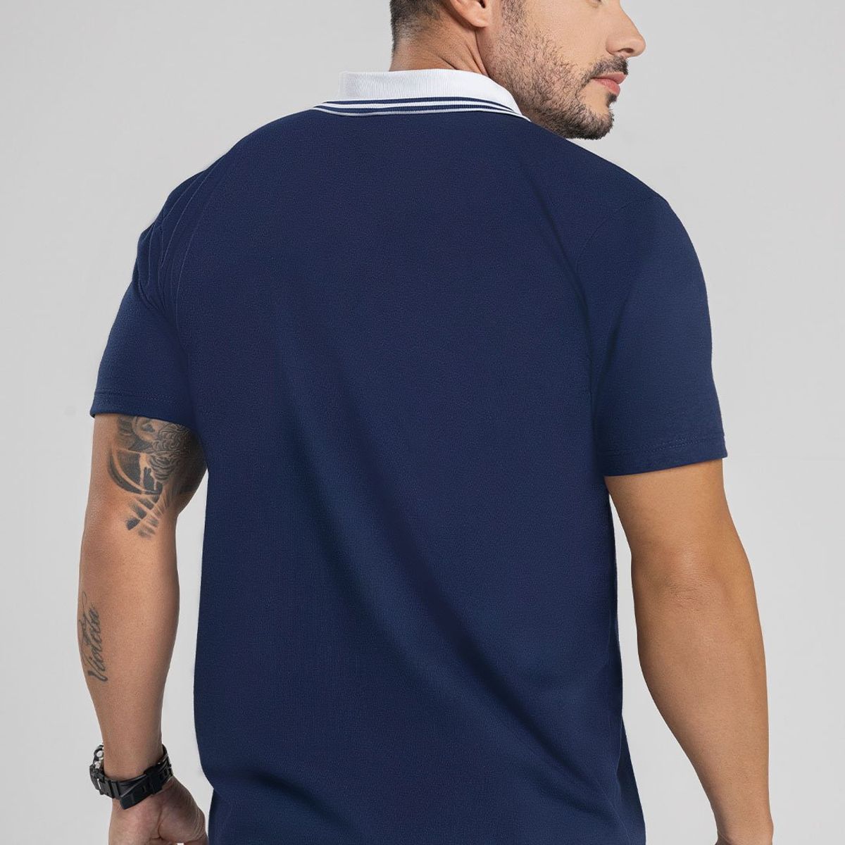 MARKETING PERSONAL - Polo Hombre Azul Navy Mp 7098