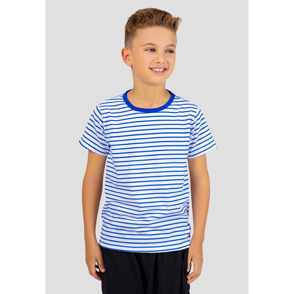 MARKETING PERSONAL - Camiseta Infantil Masculino Azul Rey Mp 101175