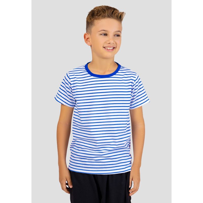 MARKETING PERSONAL - Camiseta Infantil Masculino Azul Rey Mp 101175