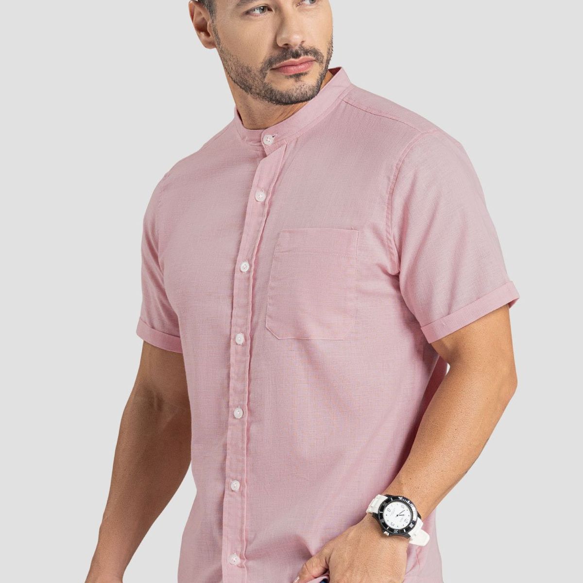 MARKETING PERSONAL - Camisa Hombre Palo De Rosa Mp 3139