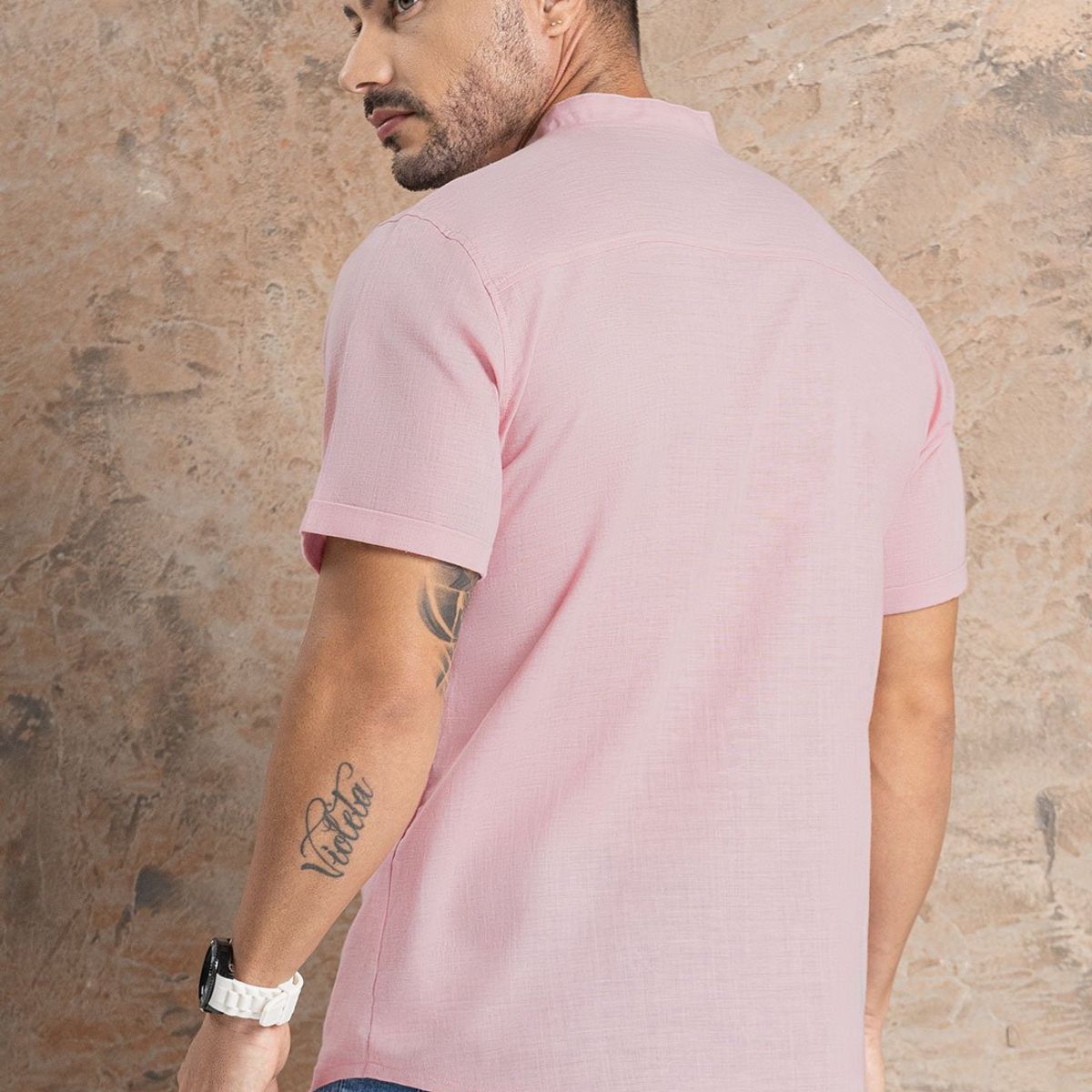 MARKETING PERSONAL - Camisa Hombre Palo De Rosa Mp 3139