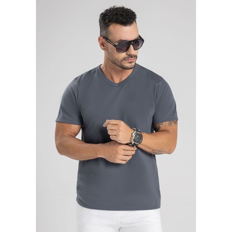 MARKETING PERSONAL - Camiseta Hombre Gris Oscuro Mp 101128