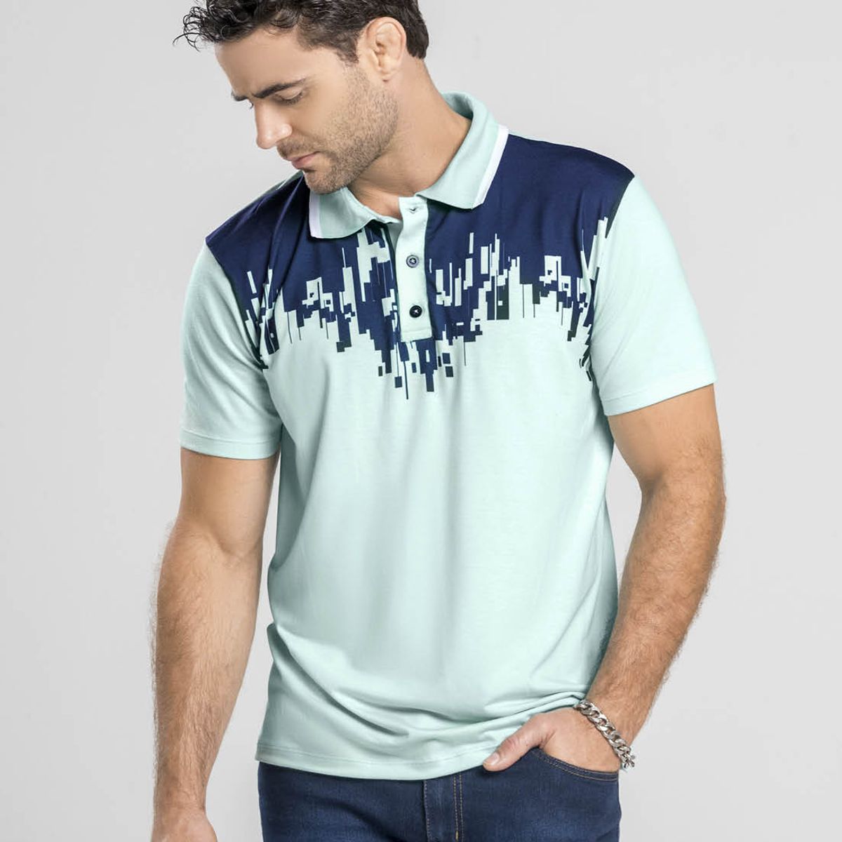 MARKETING PERSONAL - Polo Masculino Cristal Mp 7778