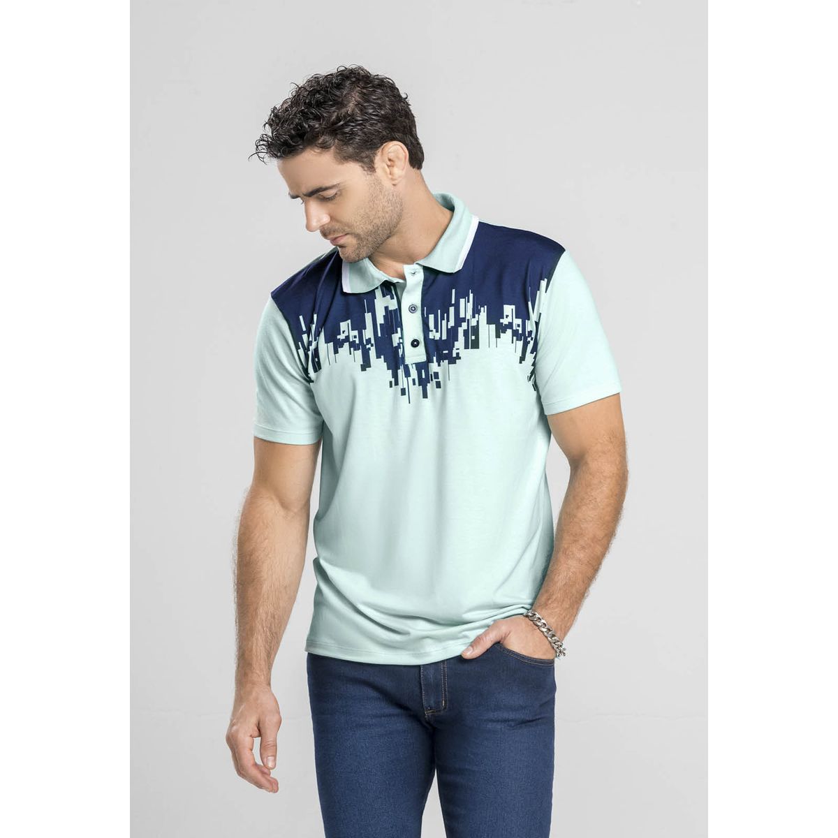 MARKETING PERSONAL - Polo Masculino Cristal Mp 7778