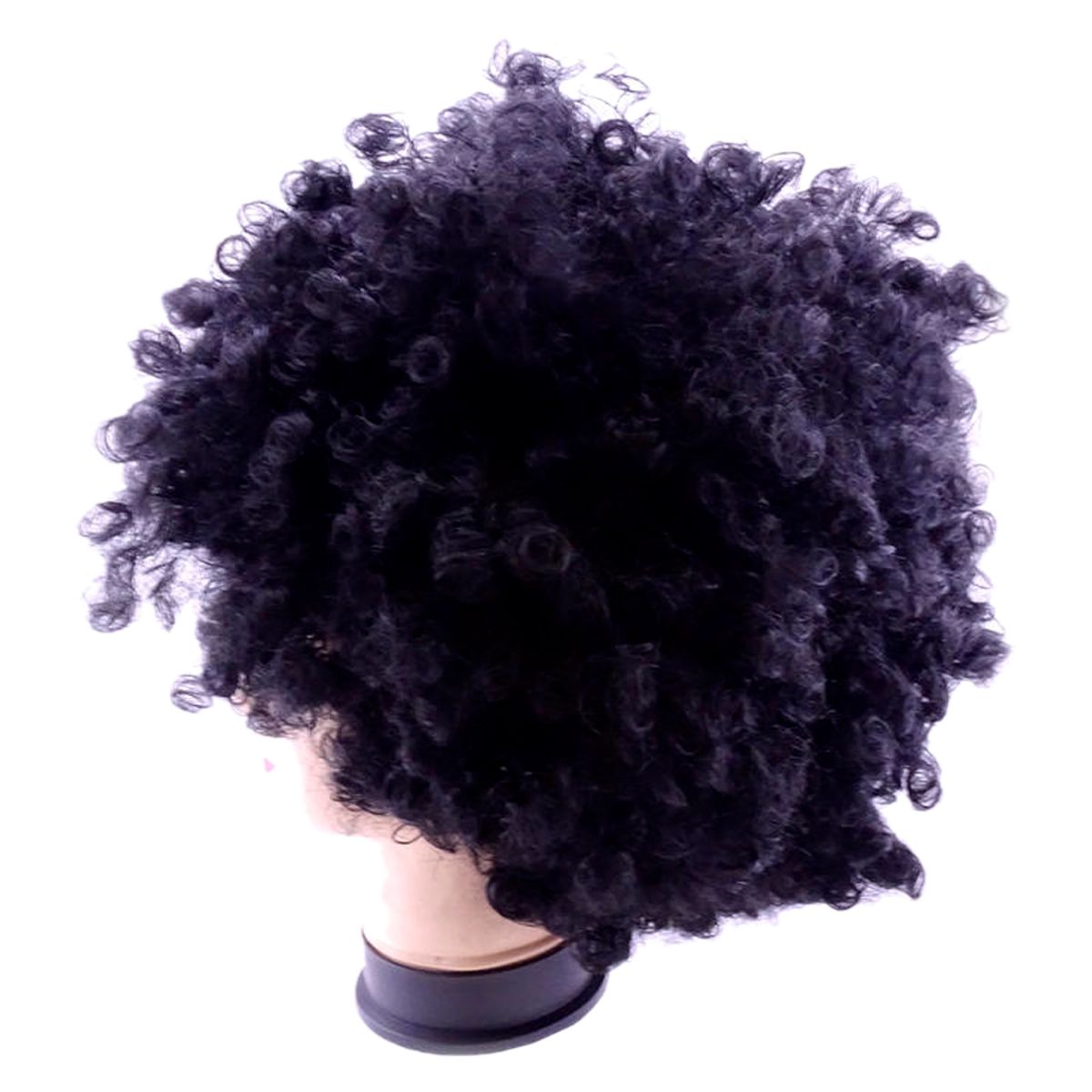 GENERICO - Peluca Disco Crespo Afro Mediano Disfraz Halloween