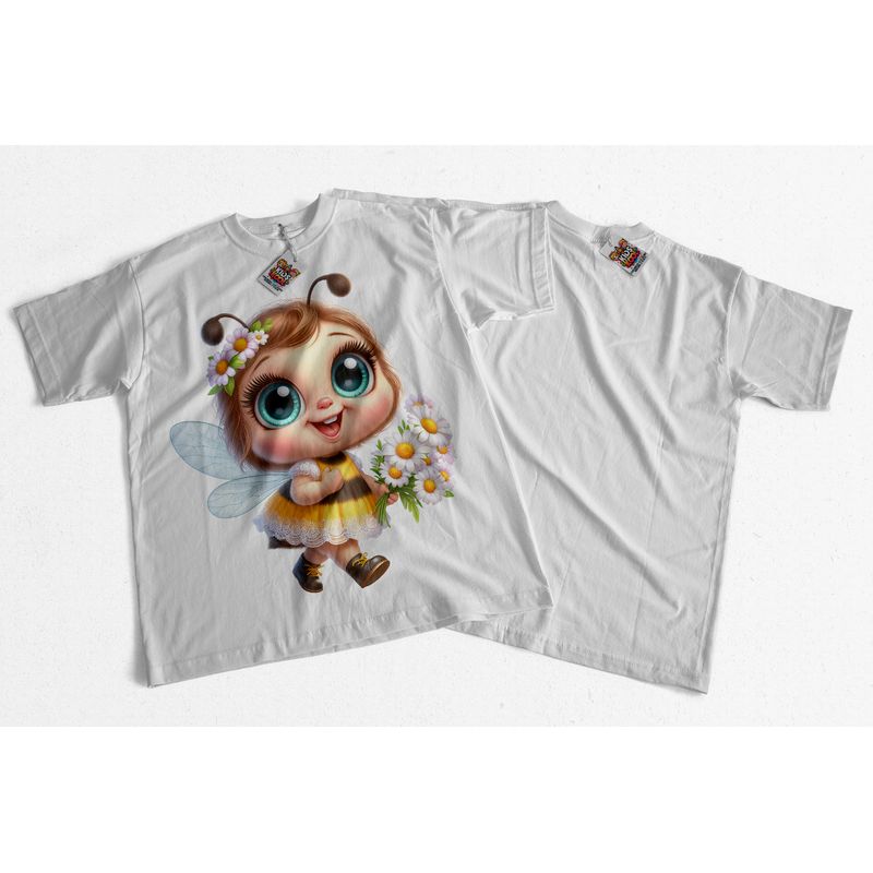 GENERICO - Camiseta Piel Durazno Abeja Cute 1