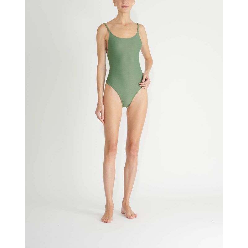 SUNDAY - Onepiece classic SUNDAY Verde ONEPIECLASSECGREE