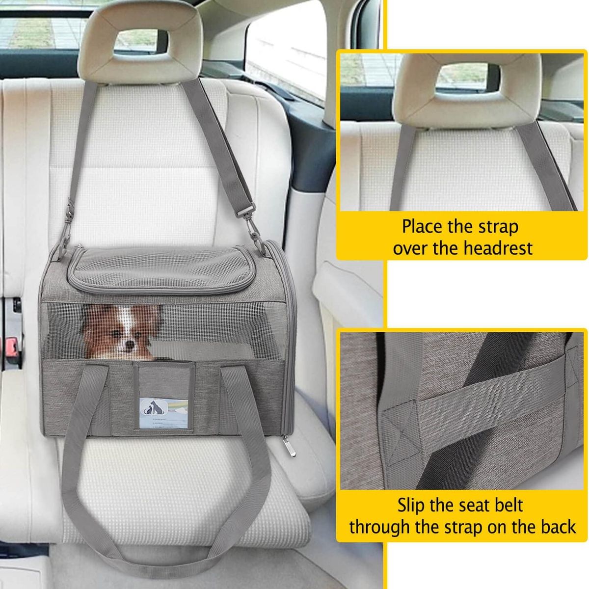 ASIA IMPORT - Guacal Tipo Bolso Transportador De Mascotas Talla M Avion