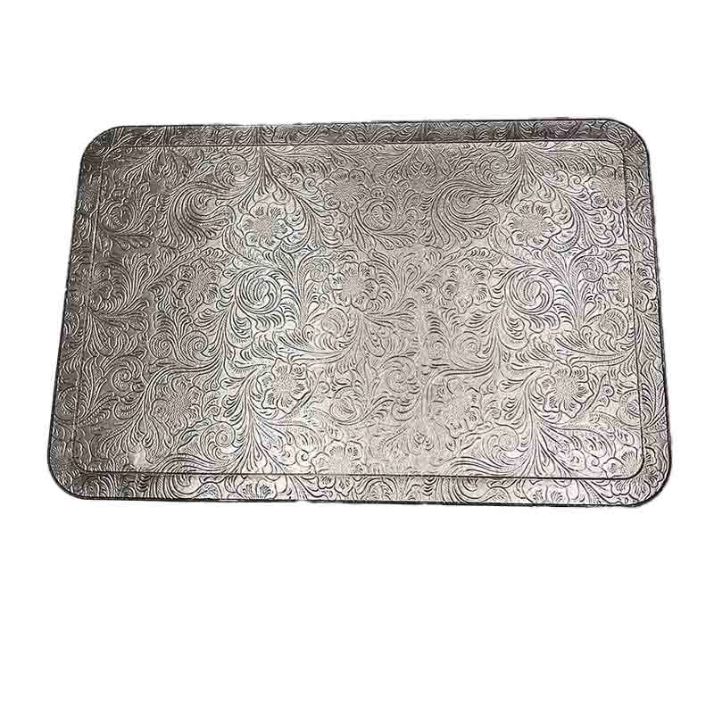 BURICA - INDIVIDUAL PLATEADO ARABESCOS 30X45CM