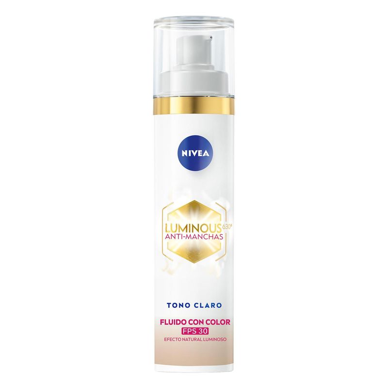 NIVEA - CC Fluido 3-en-1 Nivea Luminous 630 SPF 50 40 ml Tono Claro