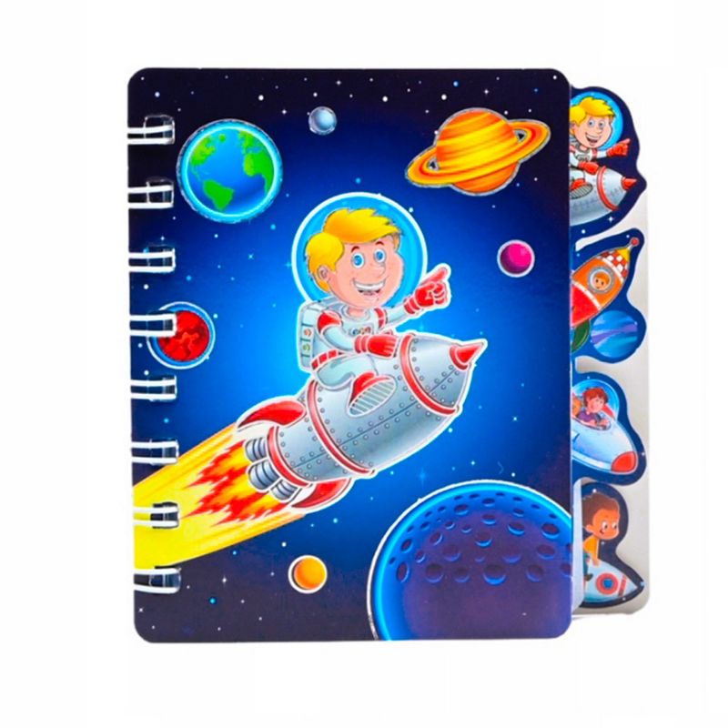 GENERICO - Agenda Libreta Diario Astronauta Con Separadores Astronauta