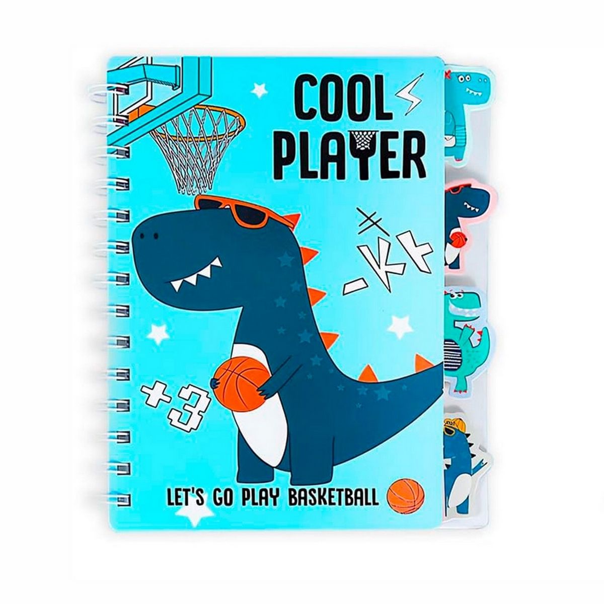 GENERICO - Agenda Libreta Diario Dinosaurio Con Separadores Dinosaurios