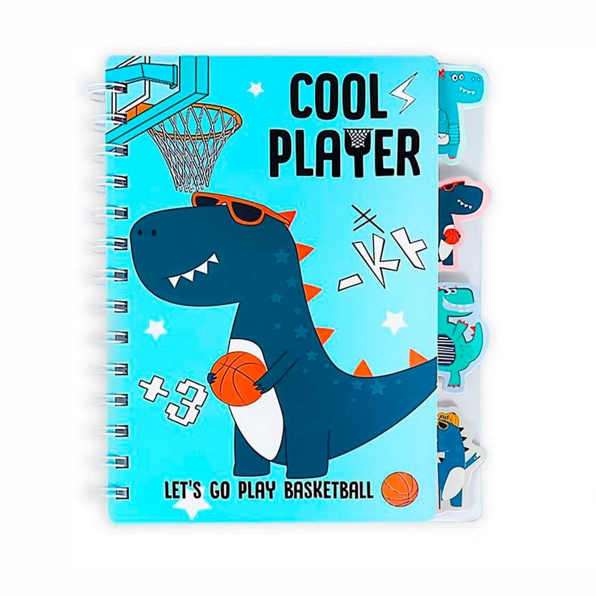 GENERICO - Agenda Libreta Diario Dinosaurio Con Separadores Dinosaurios