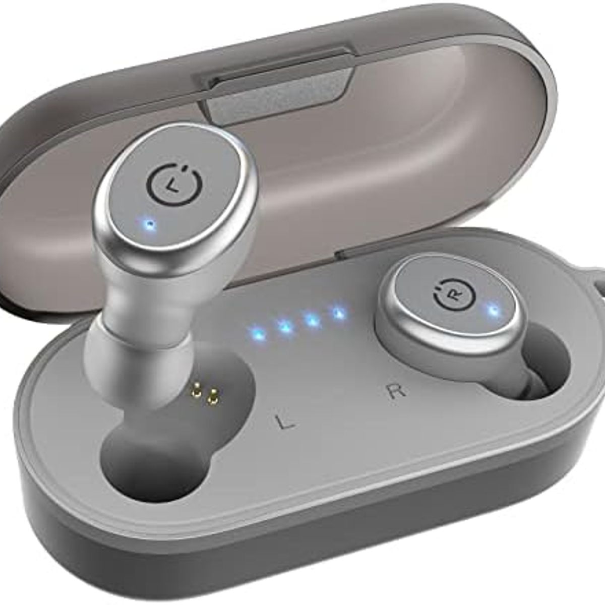 TOZO - Auriculares TOZO T10S TWS Bluetooth Estuche de carga Color Gris