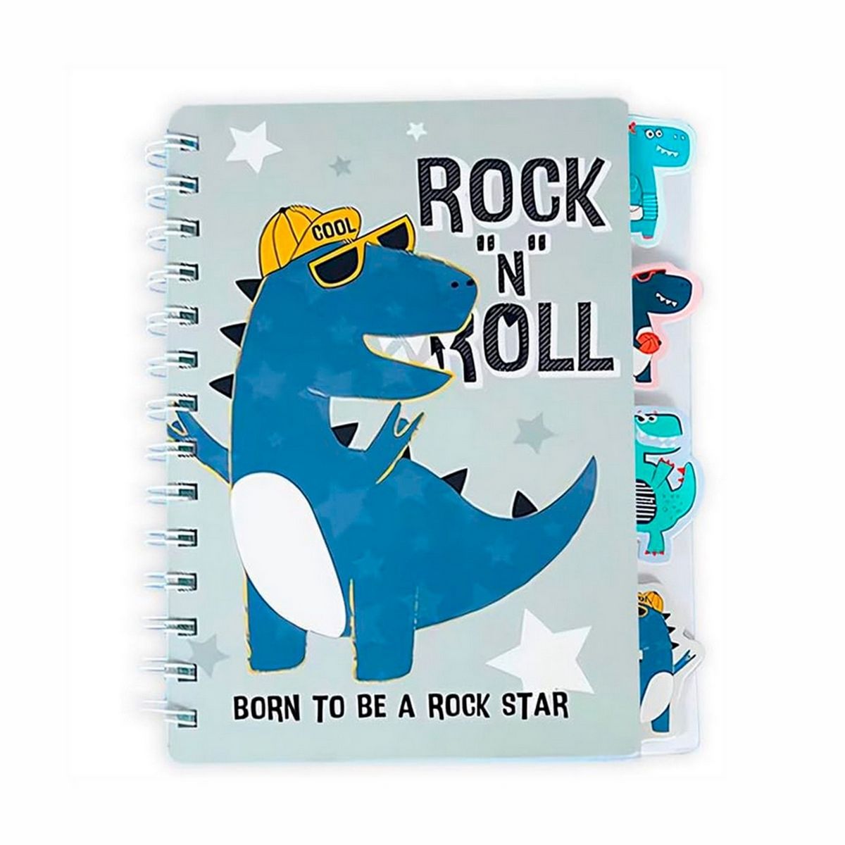 GENERICO - Agenda Libreta Diario Dinosaurio Con Separadores Dinosaurios