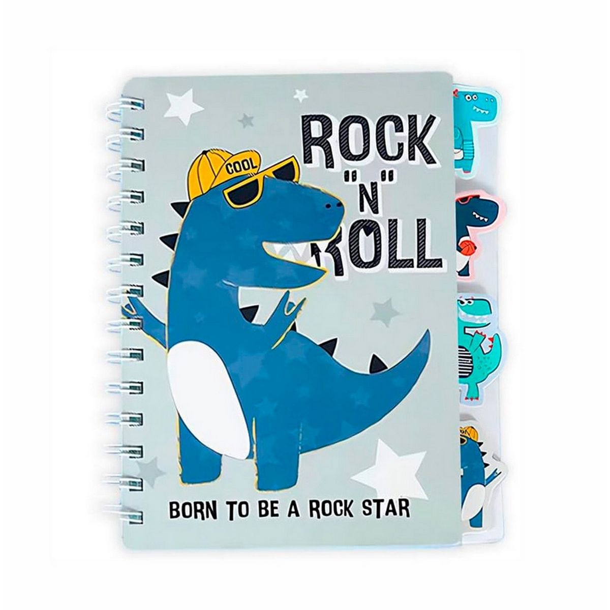 GENERICO - Agenda Libreta Diario Dinosaurio Con Separadores Dinosaurios