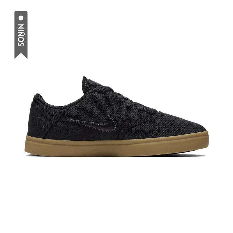 NIKE - Tenis Nike Sb Check Niño-Negro/Café
