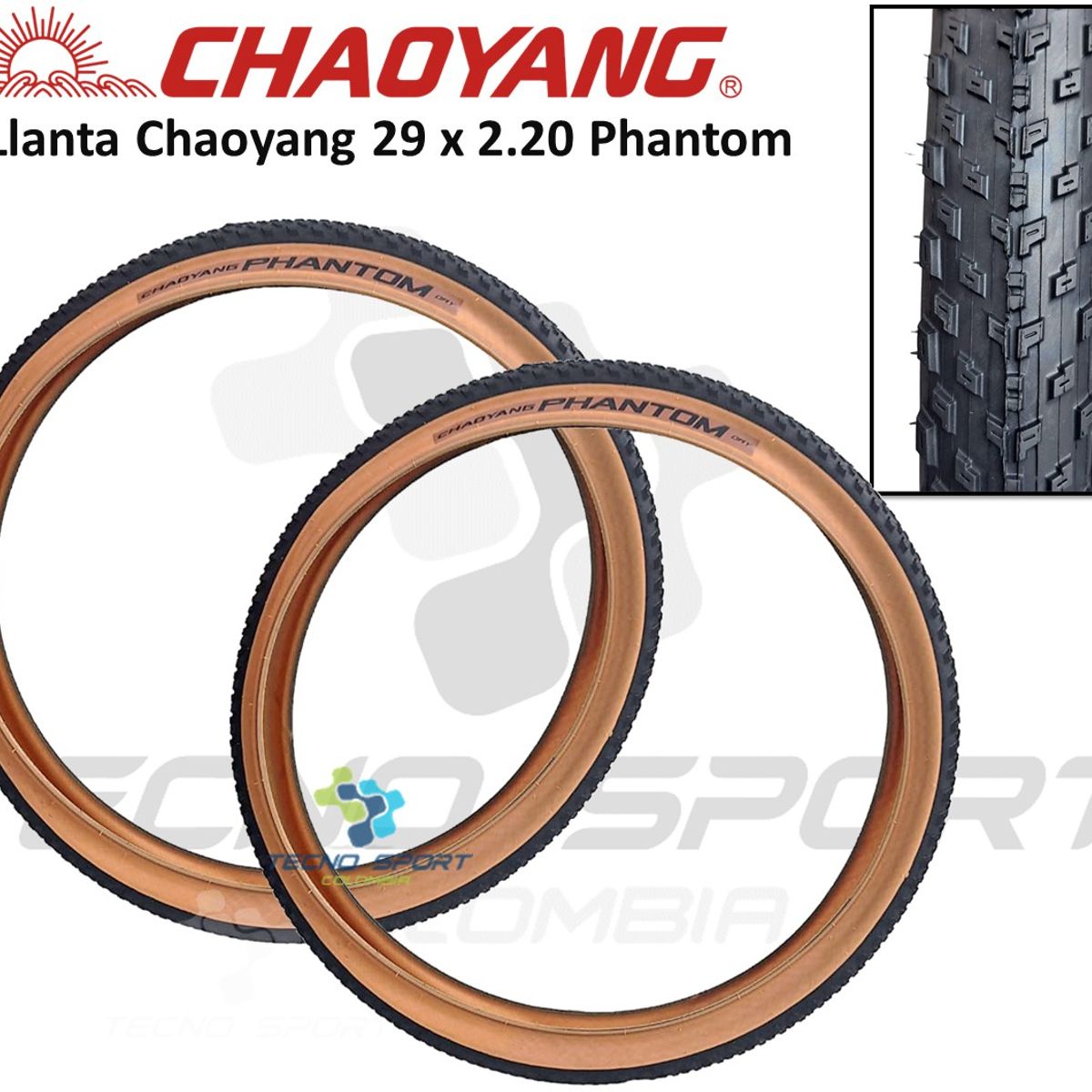 CHAOYANG - Llanta Bicicleta Chaoyang Rin 29 X 2.20 Mtb Ancha X 2und