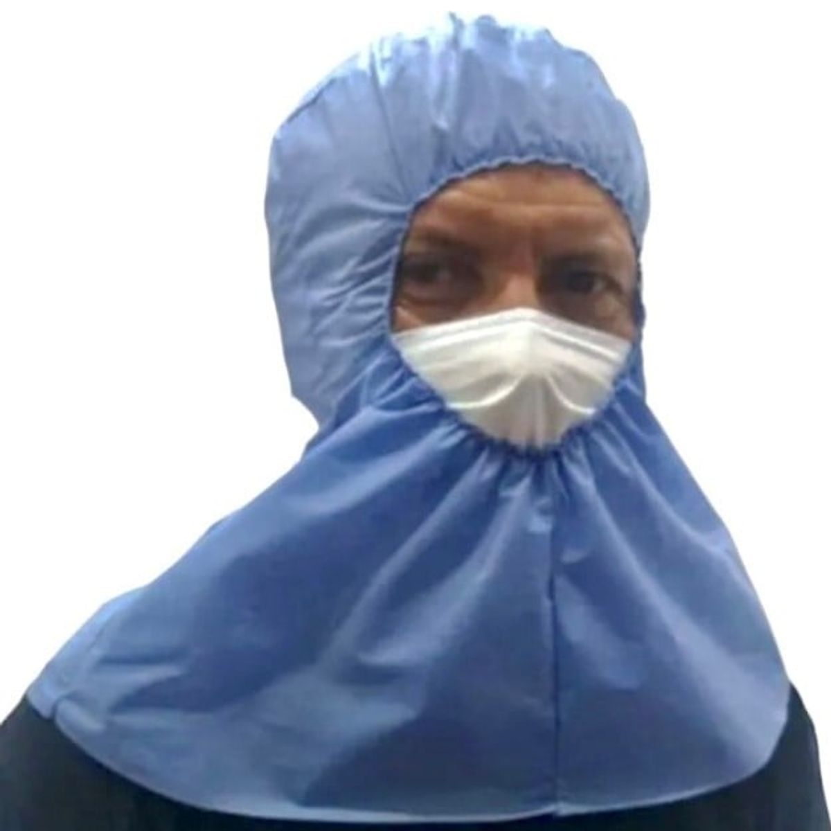 GENERICO - GORRO TIPO ESCAFANDRA AZUL DESECHABLE X 50 UND