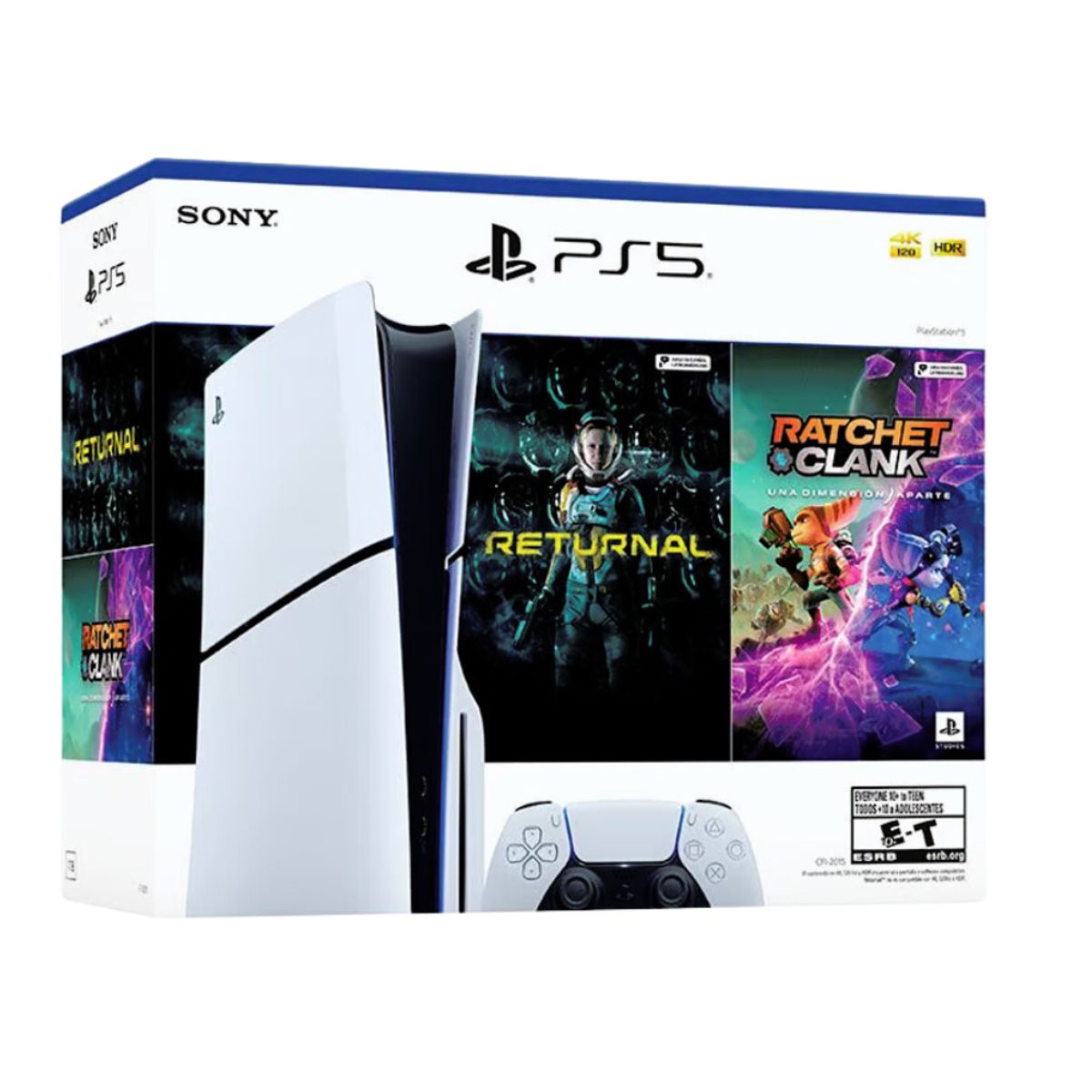 SONY - Consola PS5 Estandar Modelo Slim Ratchet & Clank - Returnal+Control