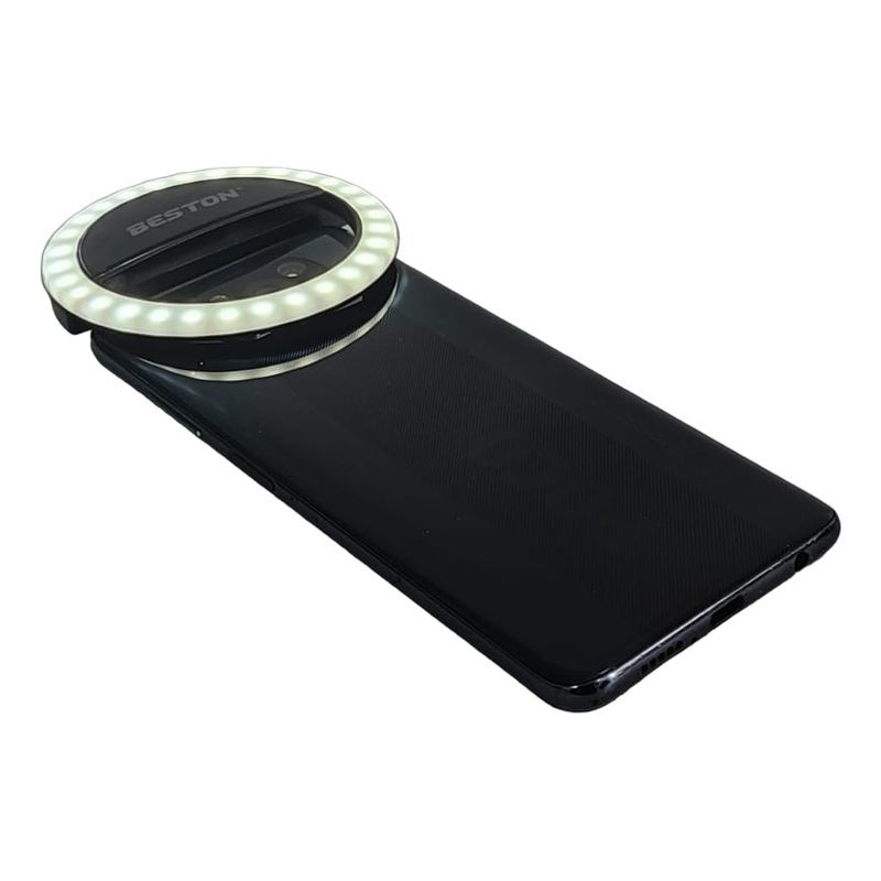 BESTON - Aro De Luz Led Recargable Fotografia Mini Celular Tablet