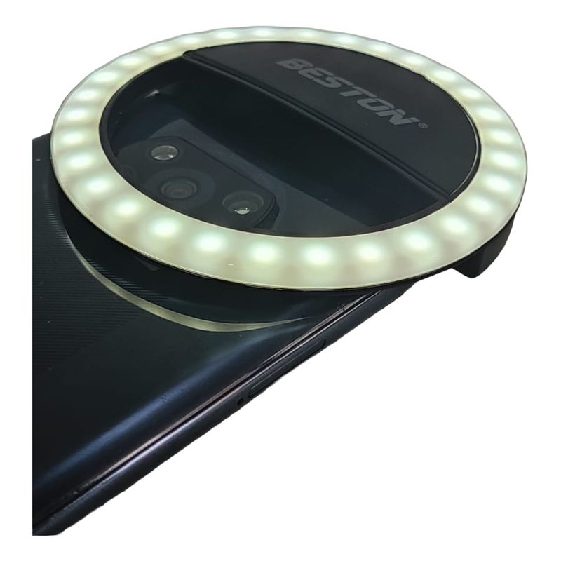 Aro De Luz Led Recargable Fotografia Mini Celular Tablet BESTON
