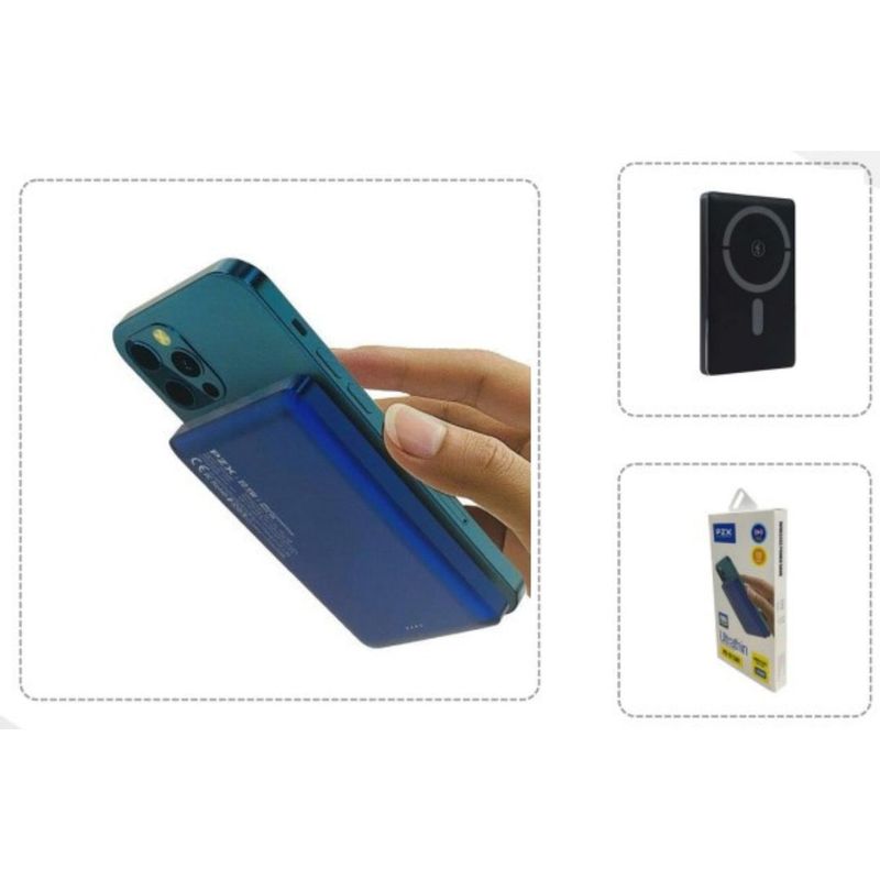 GENERICO - Power Bank Inalámbrica Carga magnética Externa