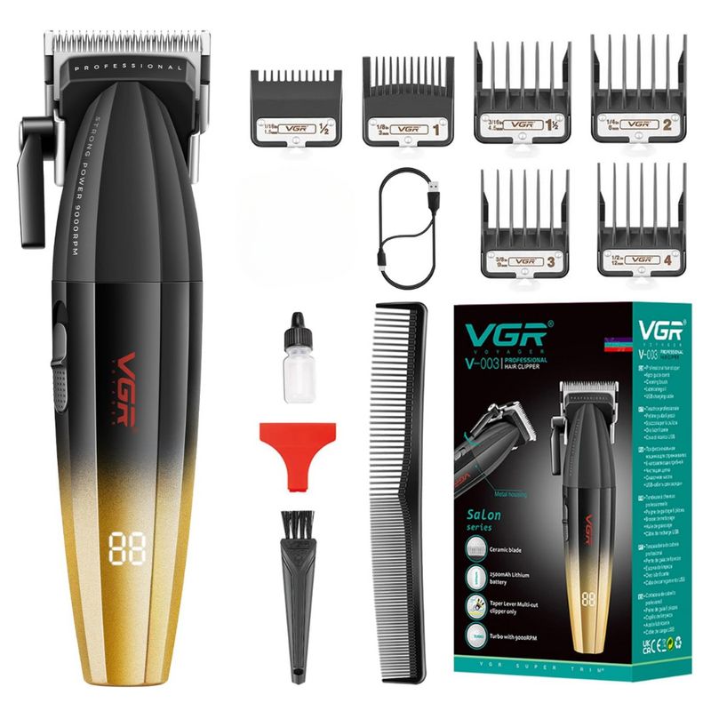 VGR - Maquina De Peluqueria Profesional Vgr V003 Premium 9000rpm