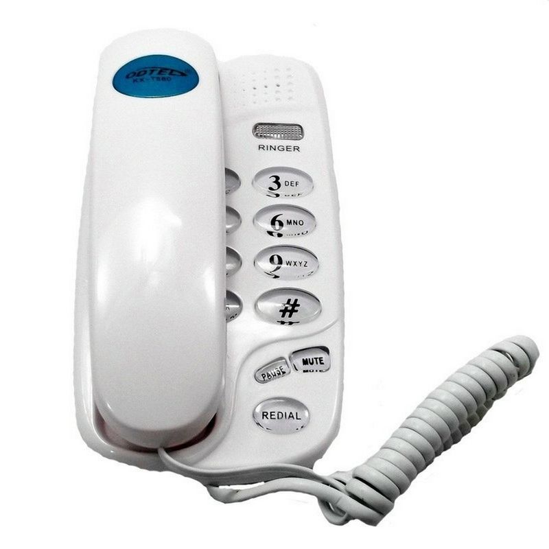 GENERICO - Telefono Fijo Escritorio Mesa Pared Alambrico Kx-t580