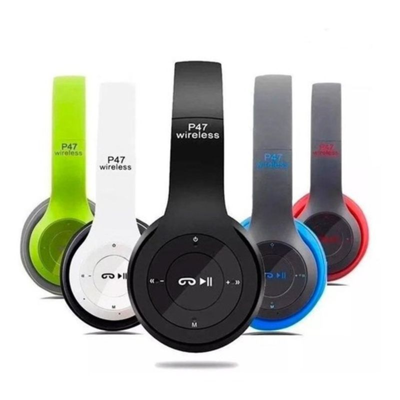 GENERICO - Audifonos Diadema Inalámbrico P47 Recargable Bluetooh Sport