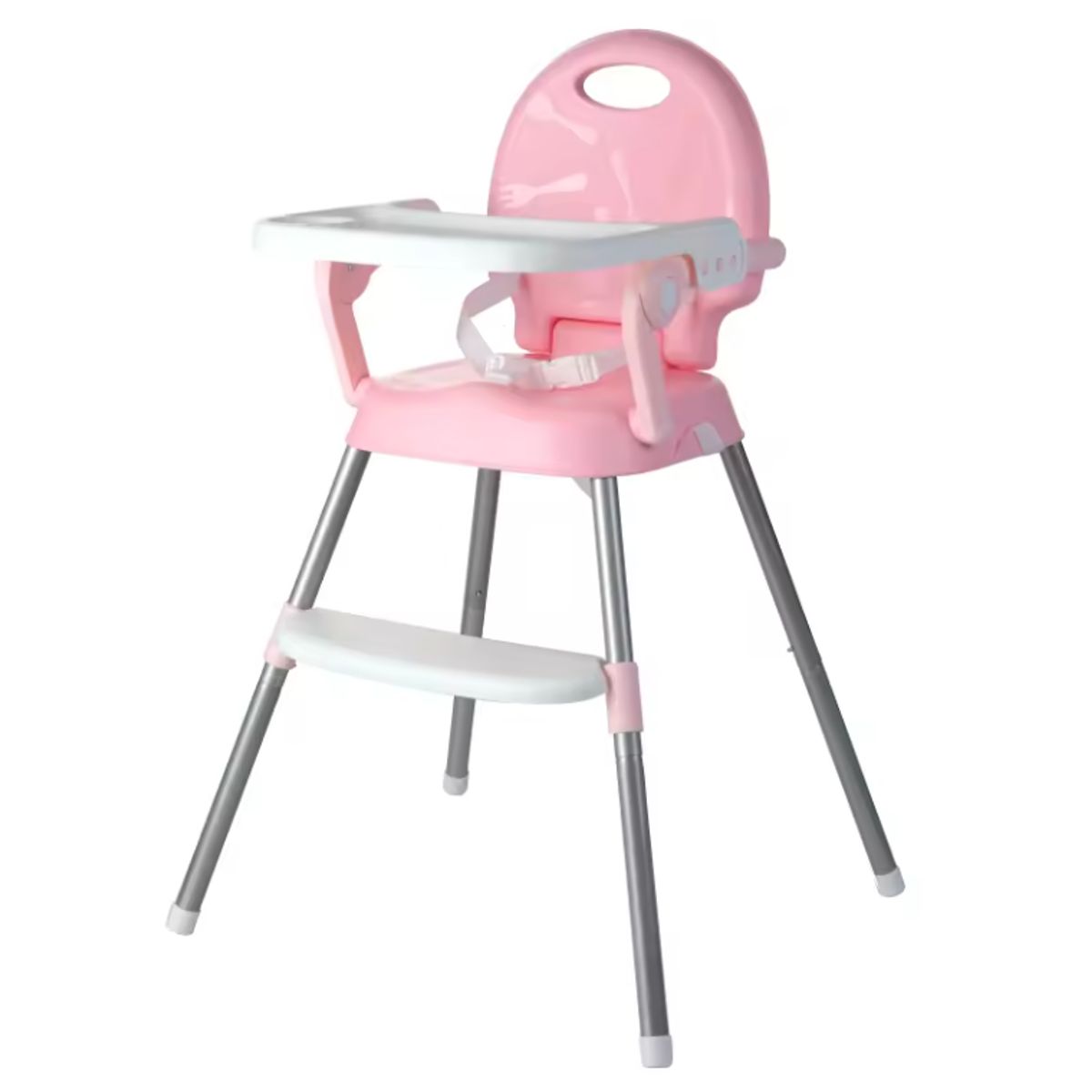 HAPPY BABY - Silla Comedor para  bebes 3 en 1 color Rosado